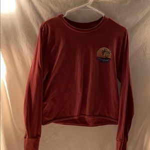 A Billabong Long sleeve Crop Top